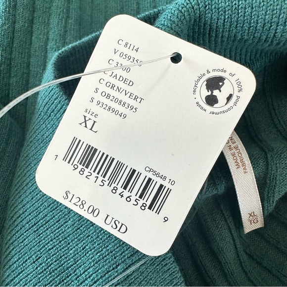 Free People Carine Sweater Size XL Blase Green NWT - Picture 6 of 16